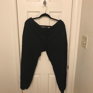 Jcrew black cotton joggers